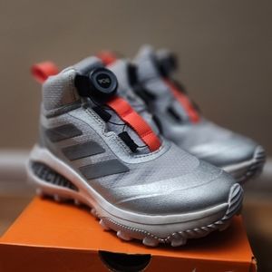 Adidas Kid's FortaRun BOA ATR Reflective Silver Size 1